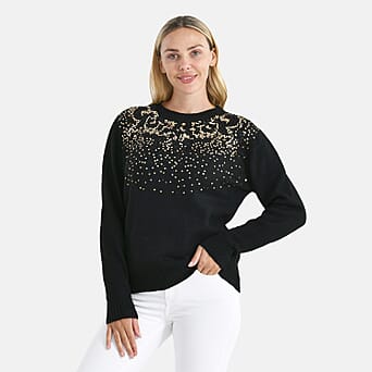 https://tjcuk.sirv.com/Products/82/2/8225752/La-Marey-Leopard-Jumper-Size-XL-Black-Green_8225752_3.jpg?w=342&h=342