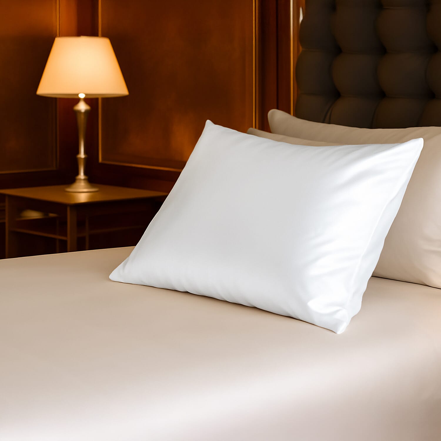 100% Mulberry Silk Pillowcase - Off White