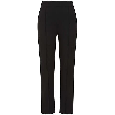 Emreco Pintuck Front Bengaline Trouser (Size 14) - Black