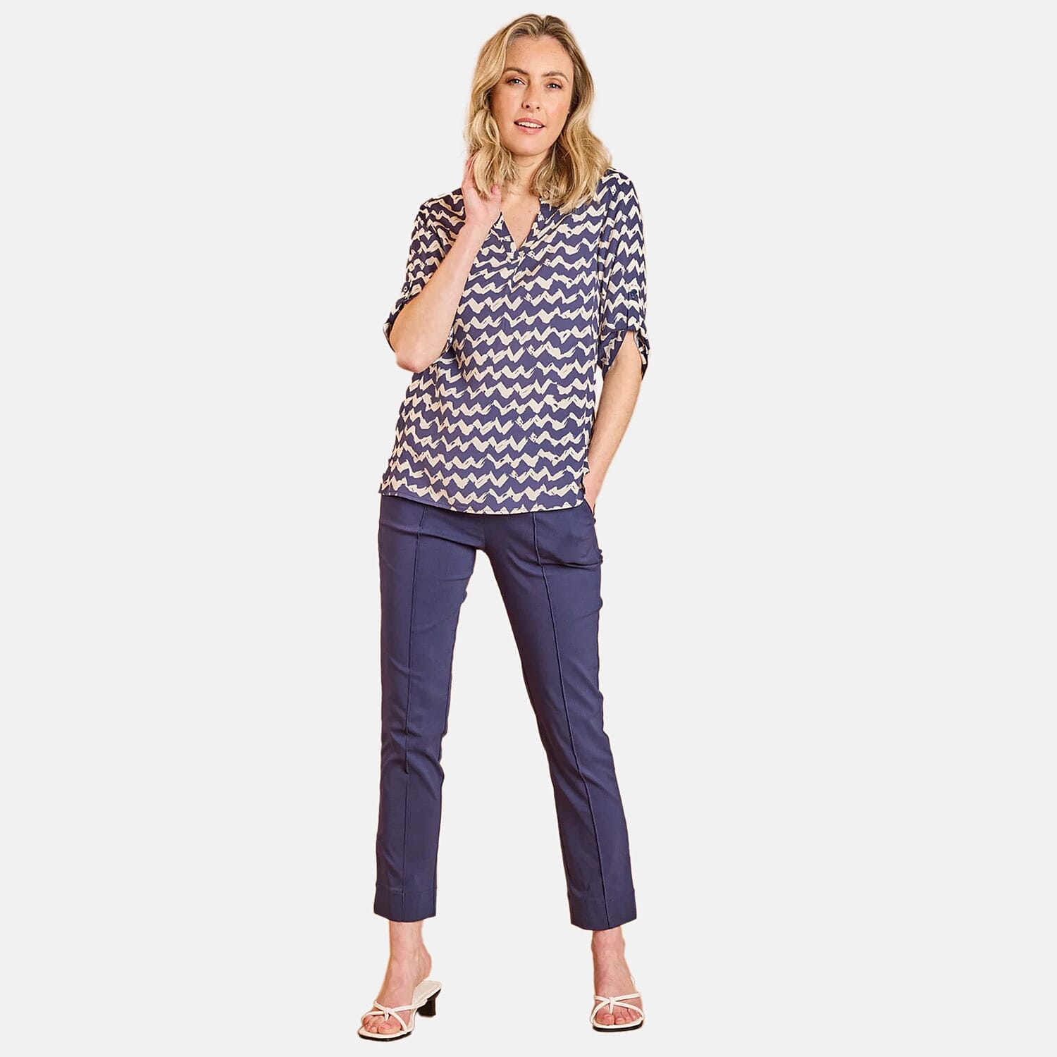 Emreco Pintuck Front Bengaline Trouser