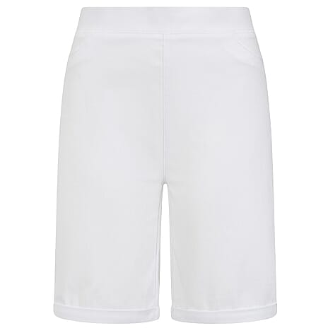 Emreco Bengaline Turn Up Short (Size 14) - White