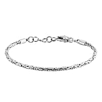 Royal Bali Collection Sterling Silver Borobudur Bracelet (Size - 7 - 1) with Lobster Clasp