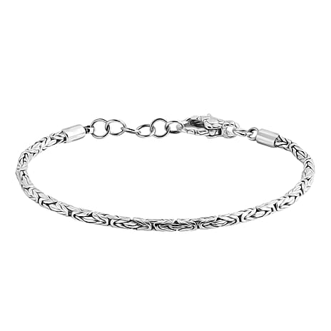 Royal Bali Collection Sterling Silver Borobudur Bracelet (Size - 7 - 1) with Lobster Clasp