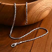 Royal Bali Collection - D'Joy Sterling Silver Borbodur Necklace (Size 20), Silver Wt. 22.10 Gms.