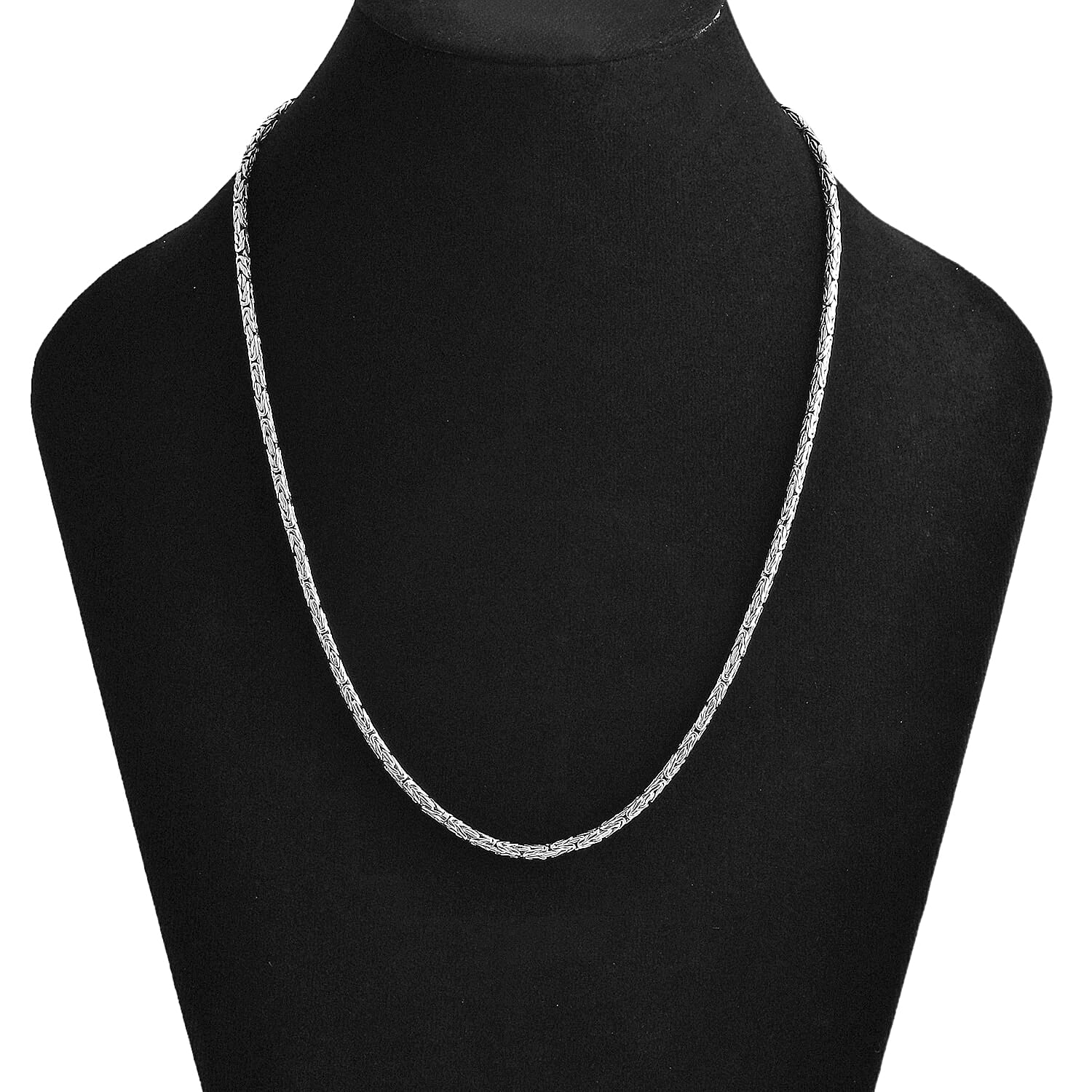 D'Joy Sterling Silver Necklace (Size 20), Silver Wt. 22.10 Gms.