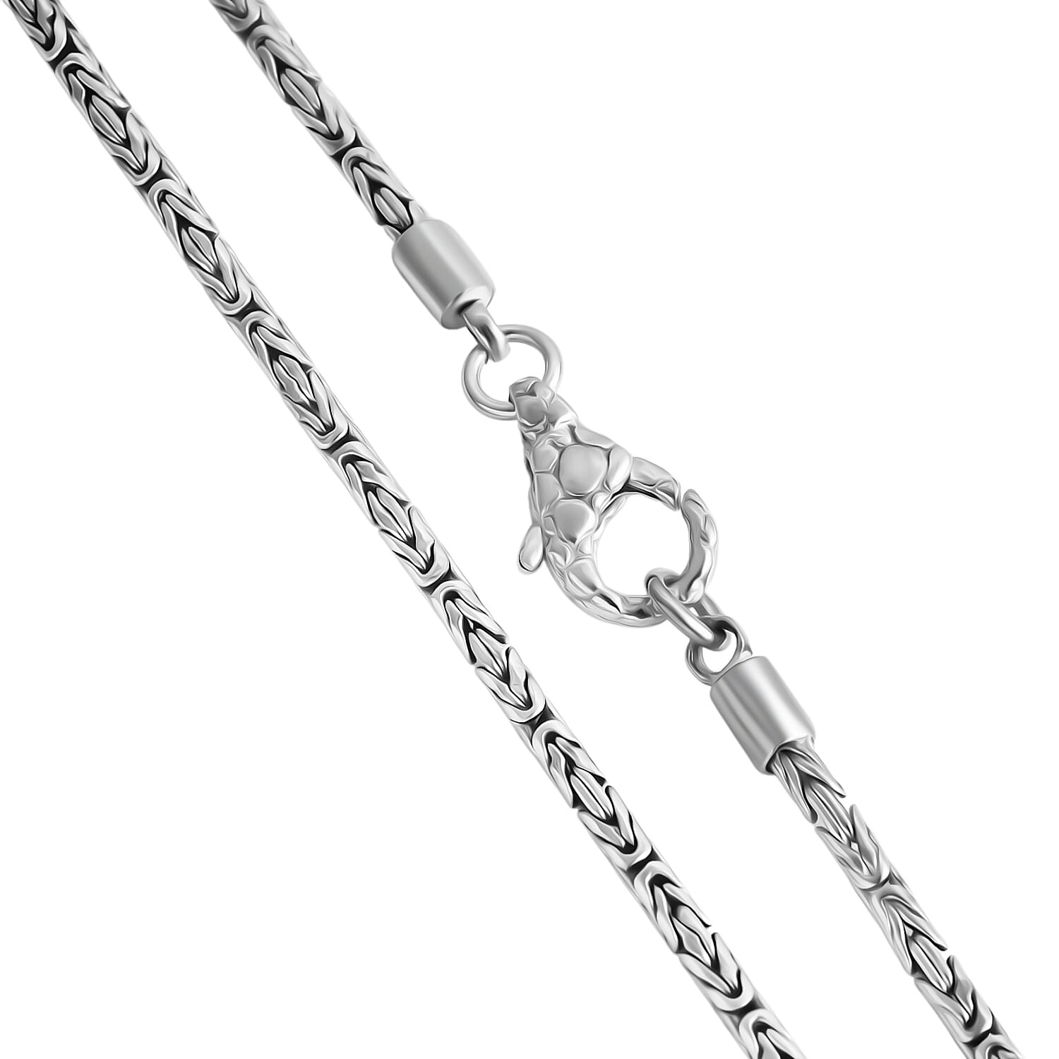 D'Joy Sterling Silver Necklace (Size 20), Silver Wt. 22.10 Gms.