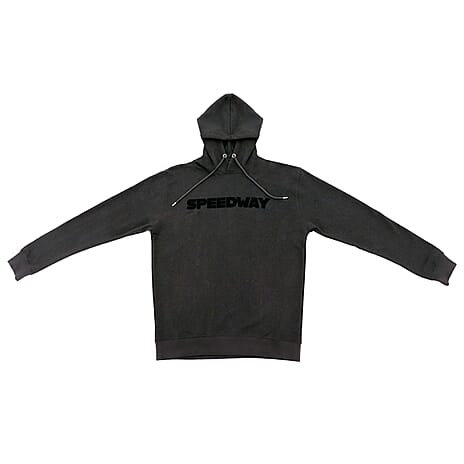 SPEEDWAY Mens Cotton Blend Tracksuit (Size M) - Charcoal