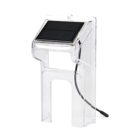 Solar-Powered Transparent Rain Cover - Weatherproof Protective Enclosure