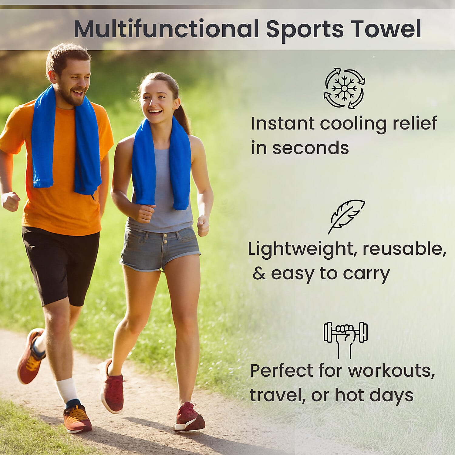 Dunlop Cooling Towels - Pack of 3