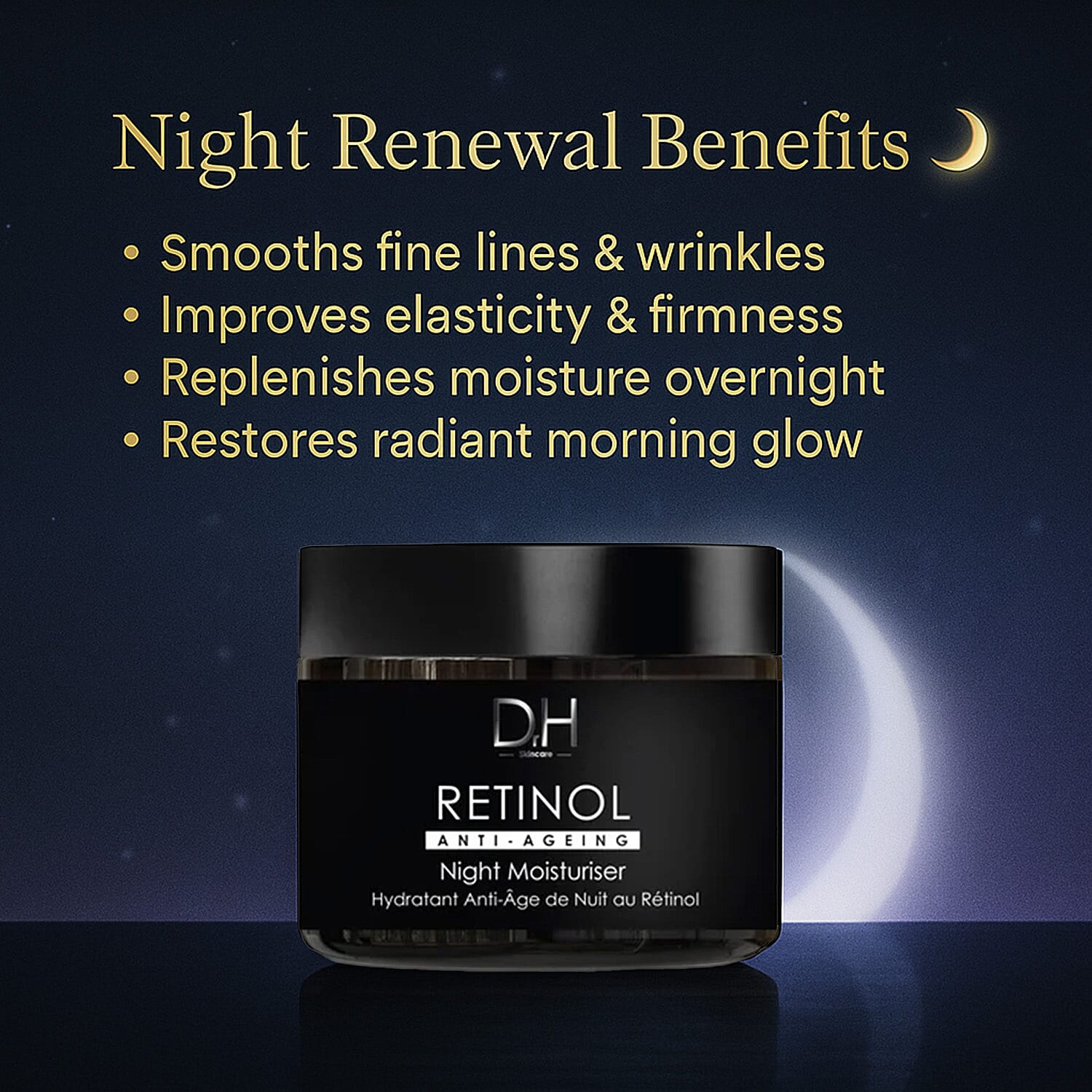Dr H Retinol Anti-Ageing Night Moisturiser - 60ml
