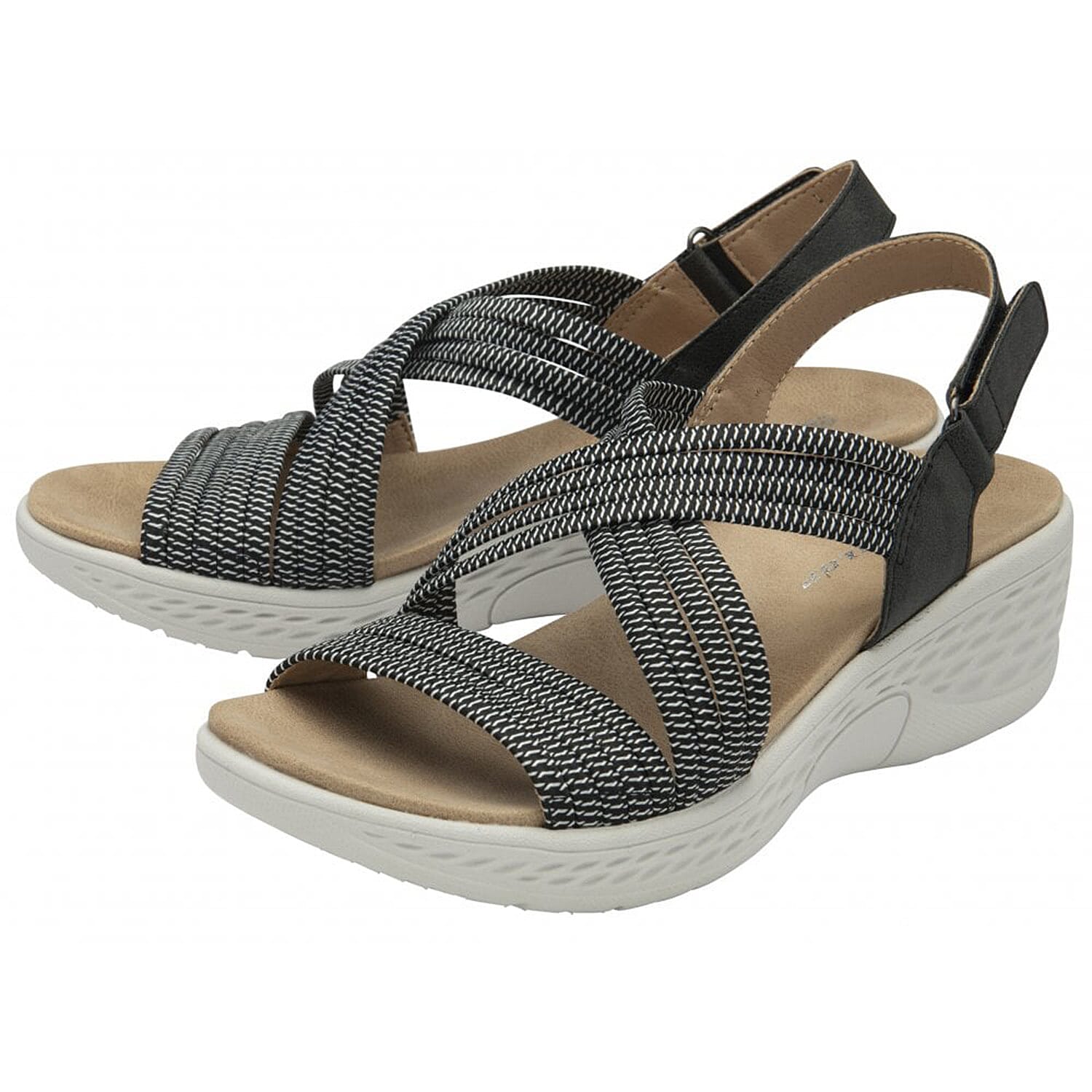 Dunlop Women's Trish Comfortable Wedge Sandal