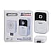 4K Smart Video Doorbell - Wide-Angle Lens, Night Vision, WiFi, 1000mAh Battery, Motion Alerts - 2-Way Talk - White