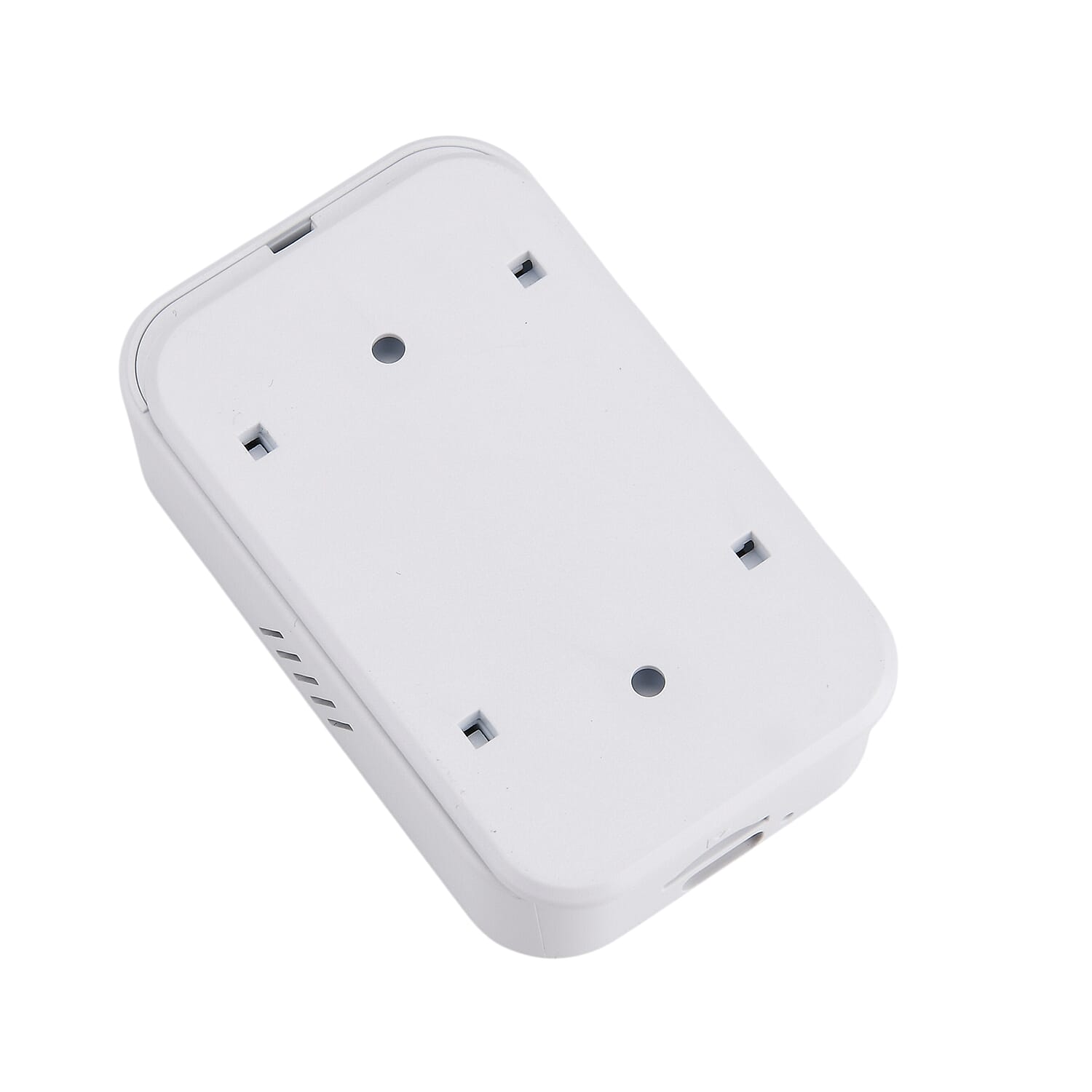 4K Smart Video Doorbell - Wide-Angle Lens, Night Vision, WiFi, 1000mAh Battery, Motion Alerts - 2-Way Talk - White