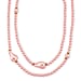 Sleeping Beauty Colour Shell Pearl & White Crystal Necklace (Size - 40) 282.00 Ct.