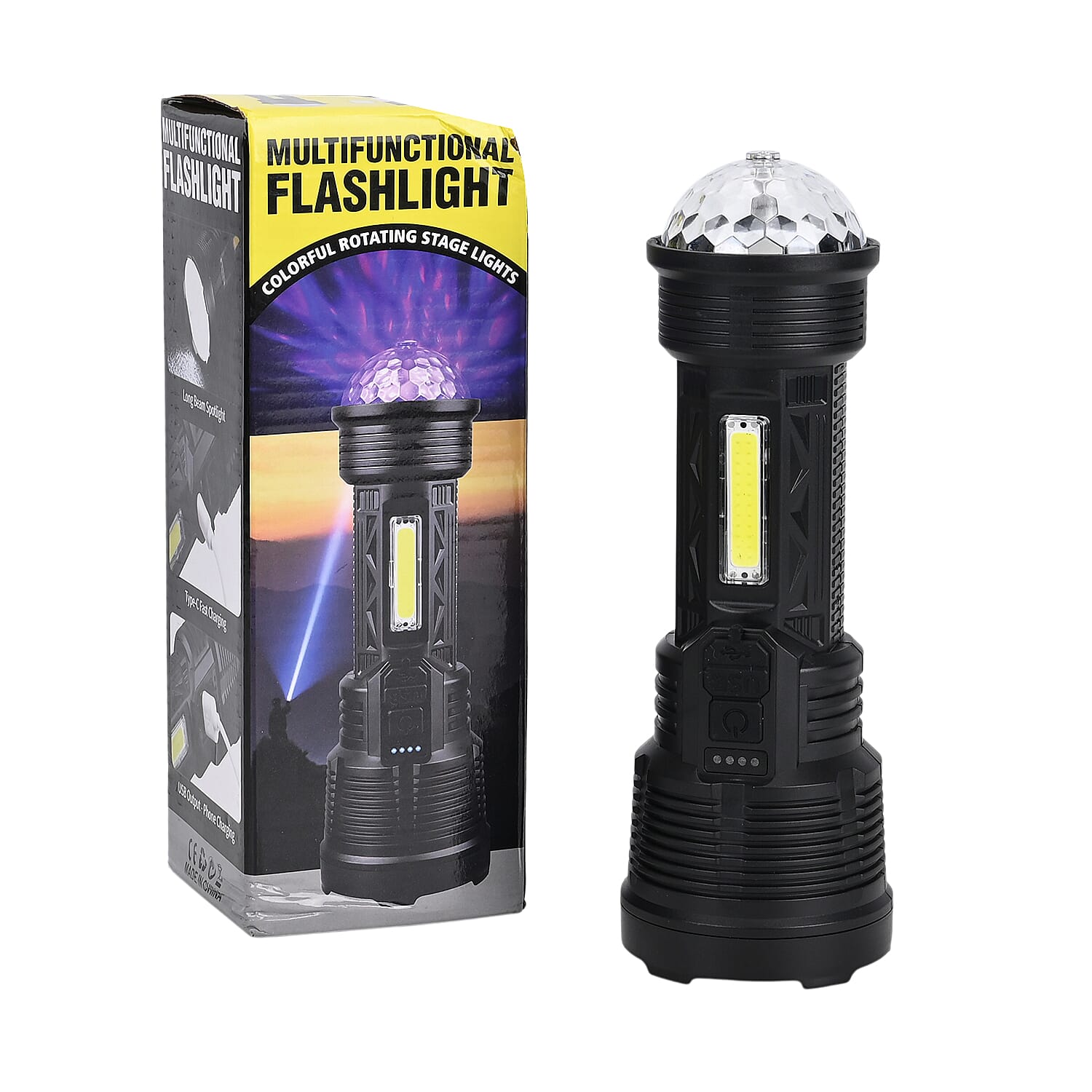 Flashlights-and-Torchlight-Size-One-Size-Black-Black