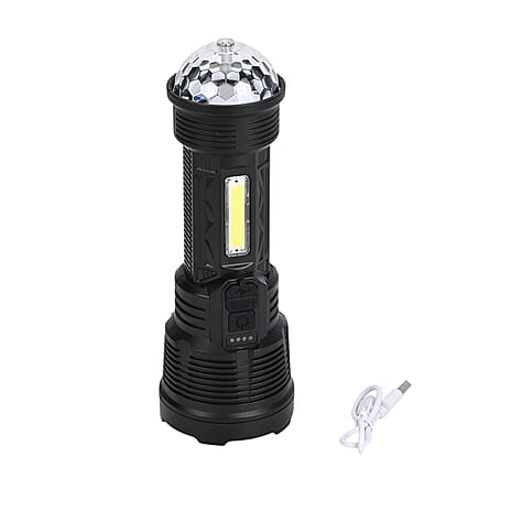 THE BIG CLOSEOUT - Multifunctional Flashlight- Features 7LED and COB Lamp Beads with Colorful Stage Lights
