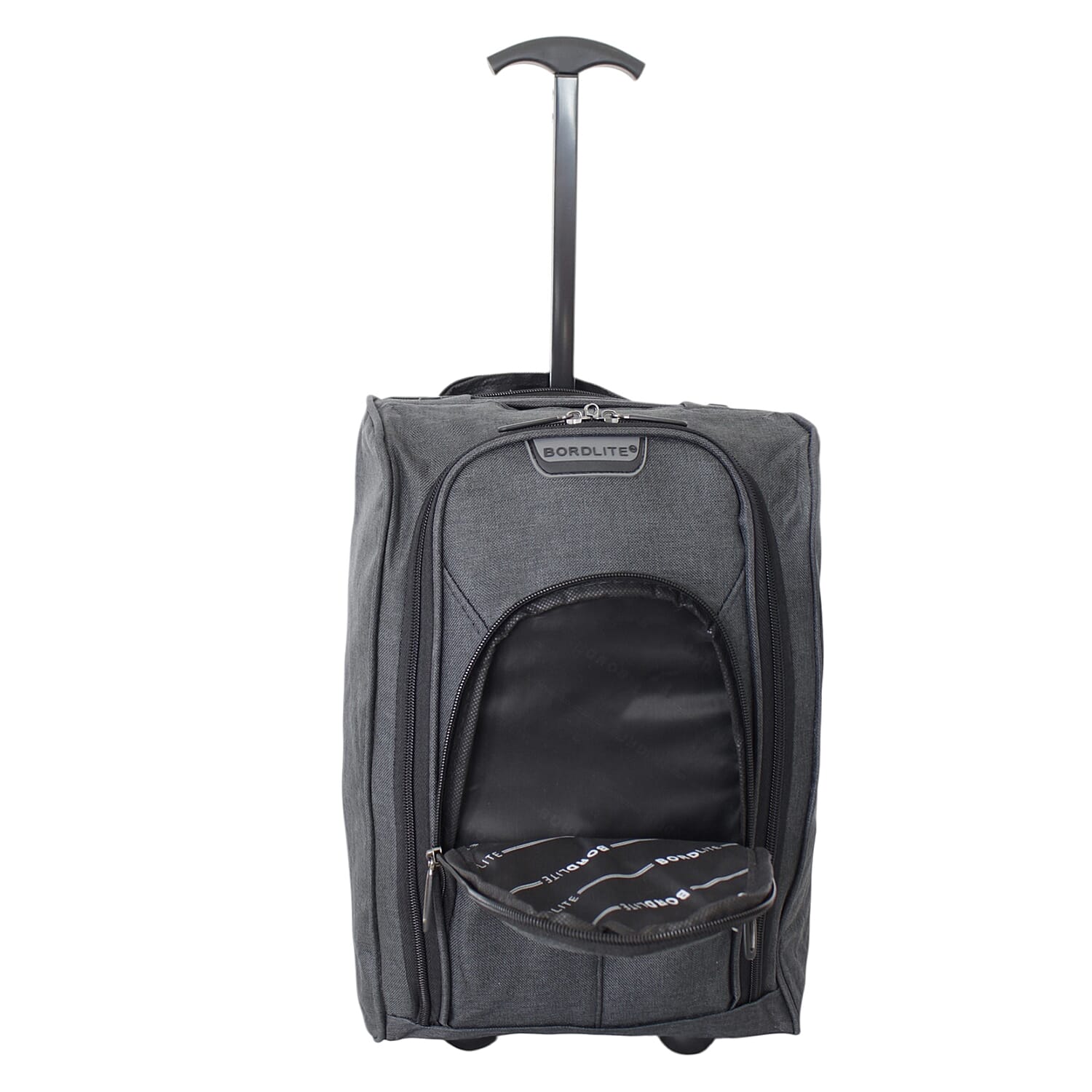 Bordlite Ryanair & EasyJet Underseat Cabin Bag with Wheels (40x25x20cm) - Grey