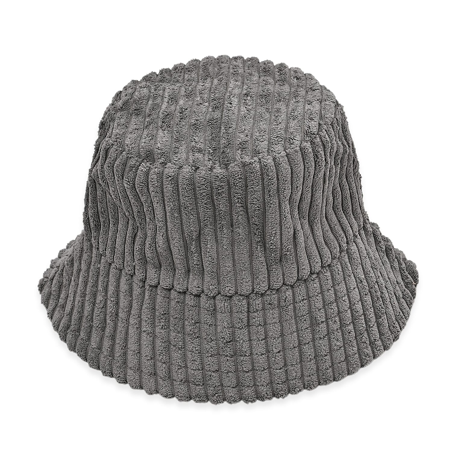 Patterned Hat, Cap and Earmuff (Size 58x1 cm) - Grey