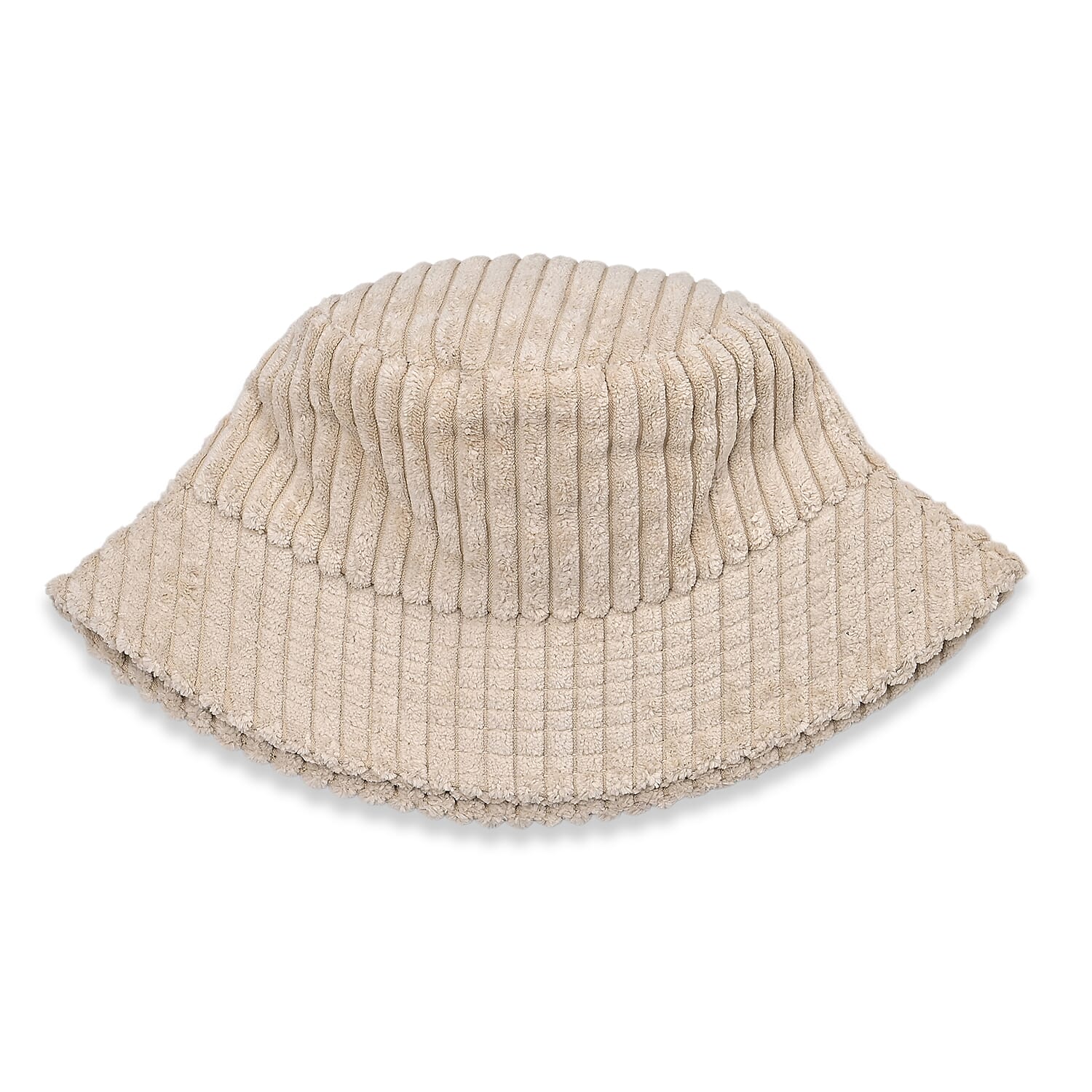 Patterned Hat, Cap and Earmuff (Size 58x1 cm) - Beige
