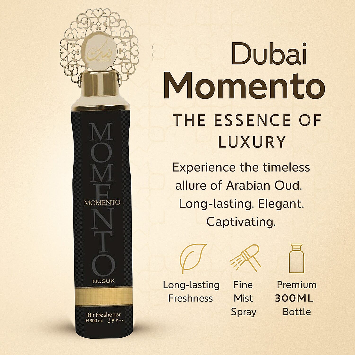Arabian Oud Home Fragrance Collection- Dubai Momento - 300ML