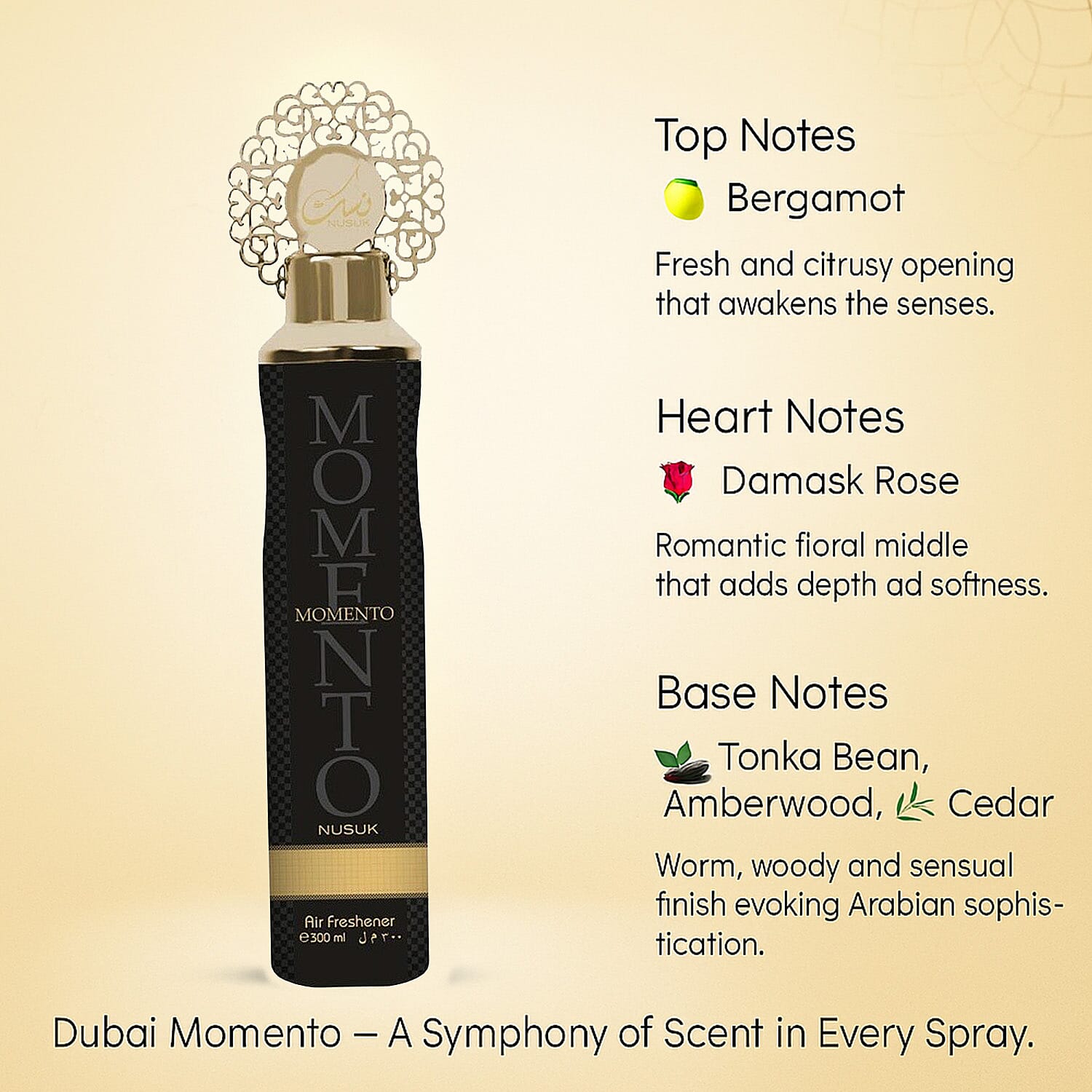 Arabian Oud Home Fragrance Collection- Dubai Momento - 300ML