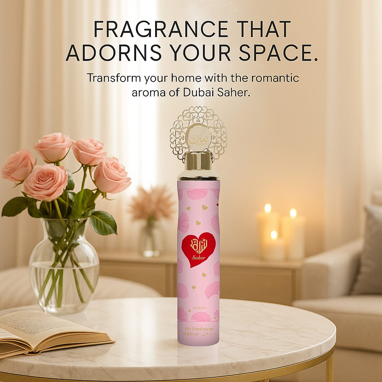 Arabian Oud Home Fragrance Collection- Dubai Saher - 300ML