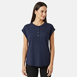 Charlotte West Henley T-shirt with Pocket