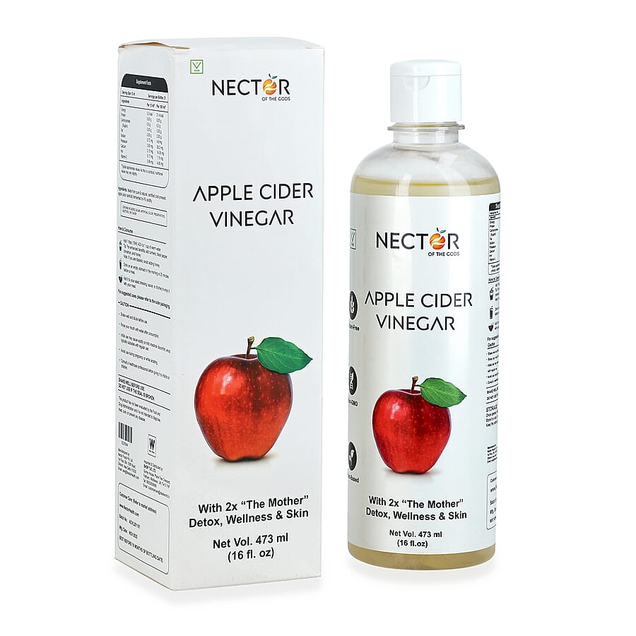 Raw Apple Cider Vinegar with Mother - Unfiltered - Unpasteurised 2X Probiotic Strands and Natural Enzymes