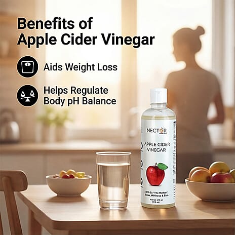 Raw Apple Cider Vinegar with Mother - Unfiltered - Unpasteurised, 2X Probiotic Strands and Natural Enzymes