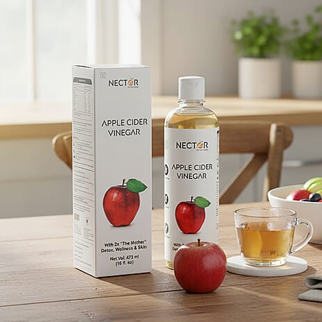 Raw Apple Cider Vinegar with Mother - Unfiltered - Unpasteurised, 2X Probiotic Strands and Natural Enzymes