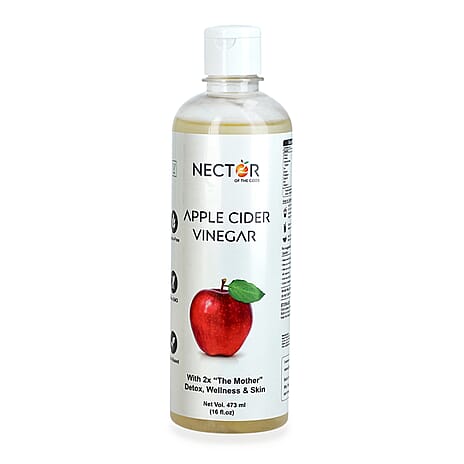 Raw Apple Cider Vinegar with Mother - Unfiltered - Unpasteurised, 2X Probiotic Strands and Natural Enzymes