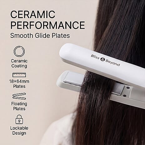 Bliss - Beyond Cordless Rechargeable Hair Straightener - Portable Travel Styler