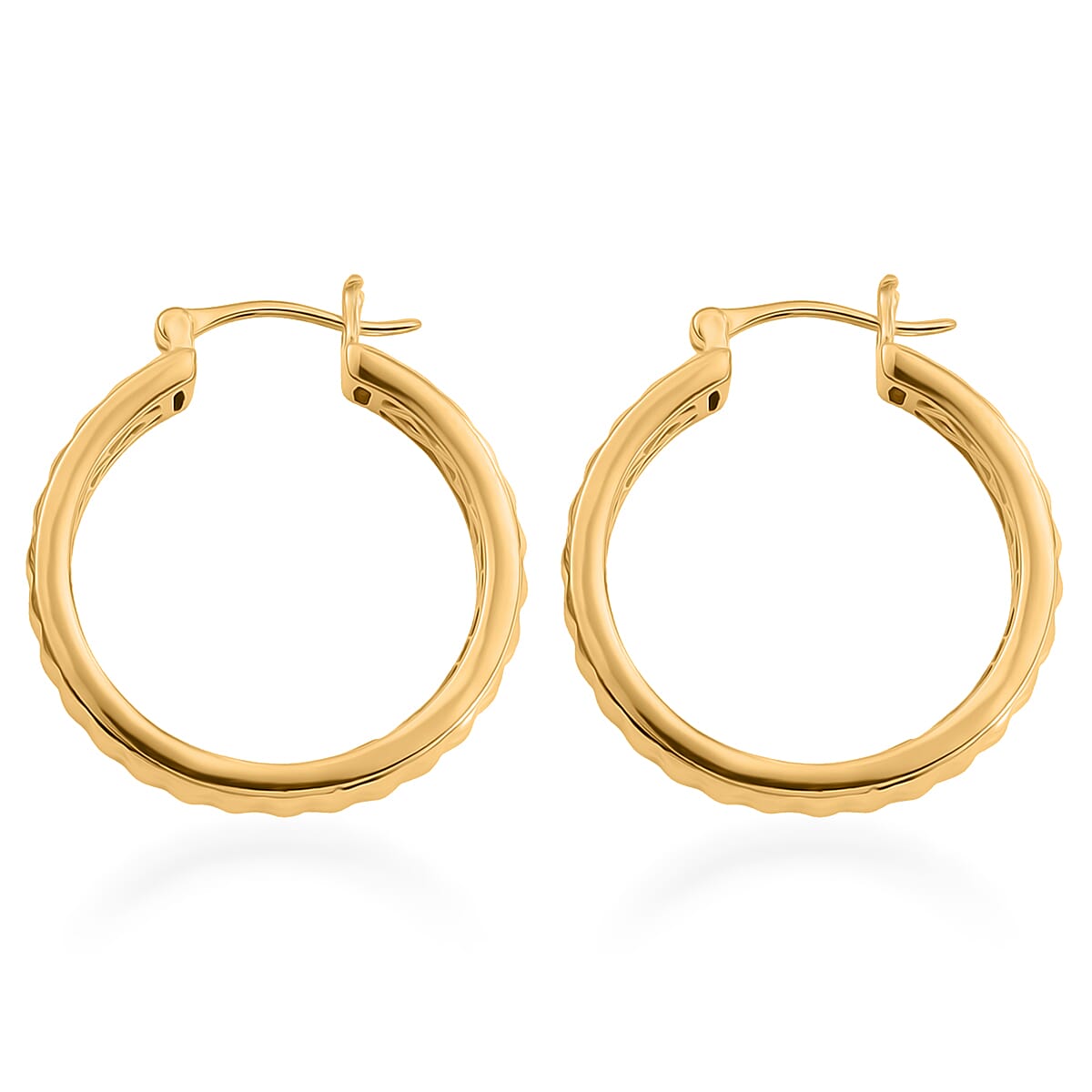 Bronzella Collection - EverTrue Hoop Earring in 18K Gold Plating