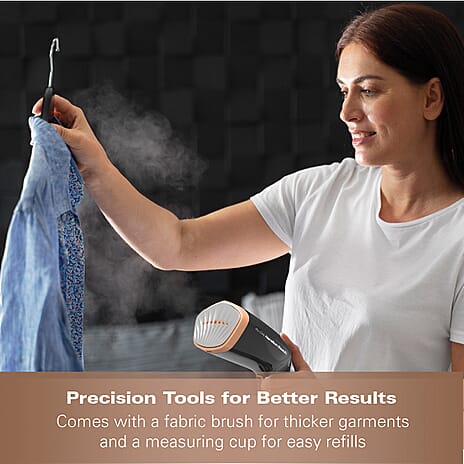 Hamilton Beach Procare Handheld Garment Steamer with Pump (Size 17x27 cm) - Black - Gold