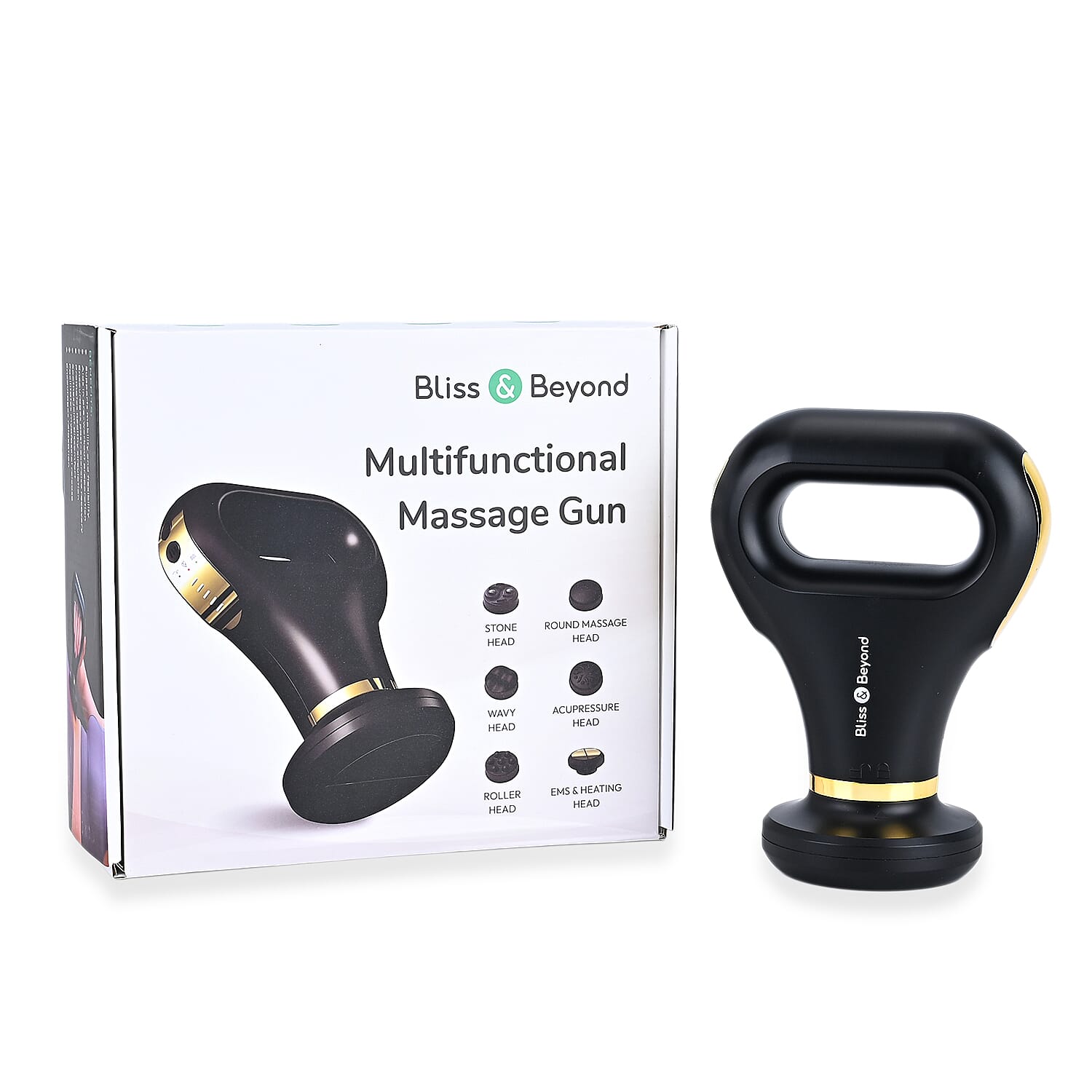 Multifunctional-massage-gun-Black-gold