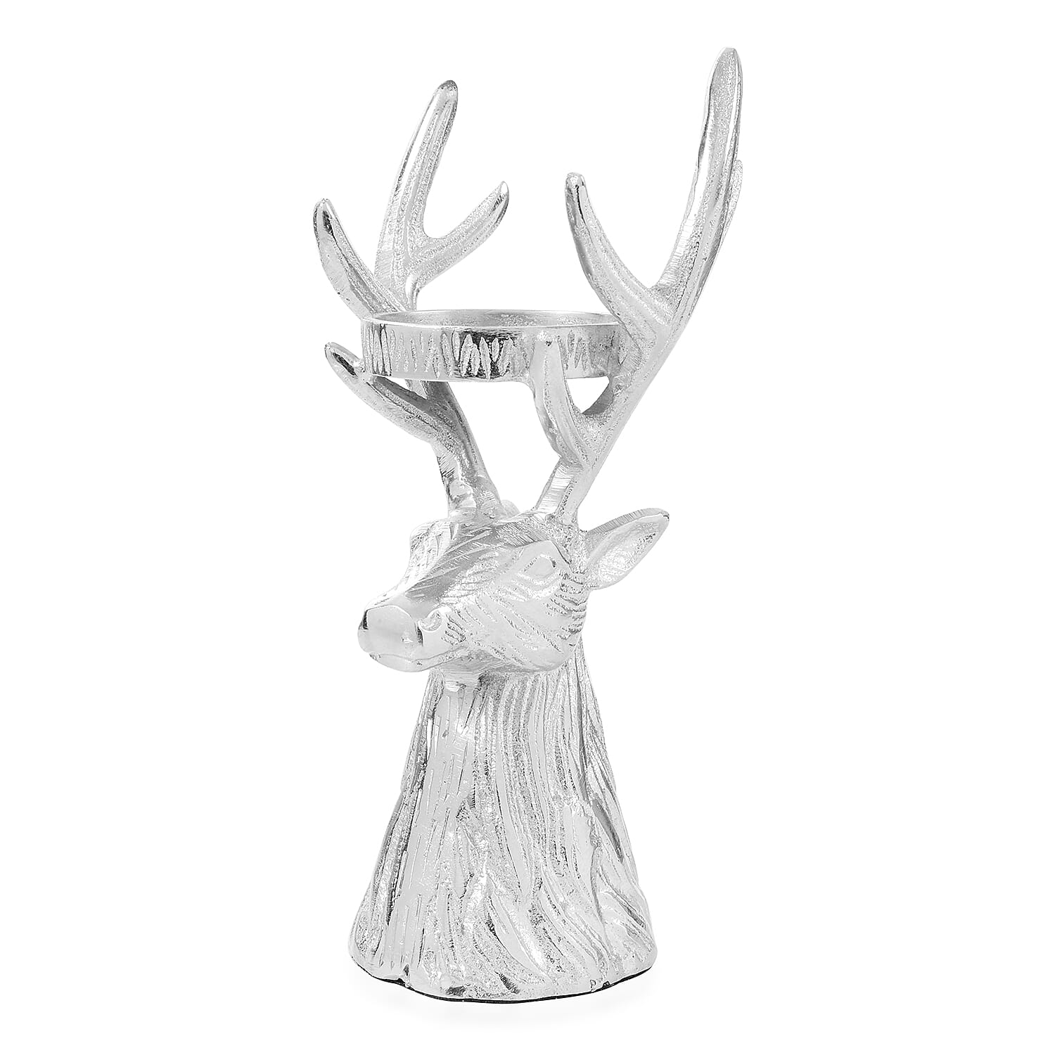 LIVMORE Stag Tea Light Holder - Silver