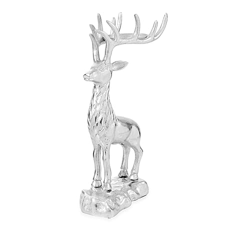 LIVMORE Stag's Head Candle Holder - Silver