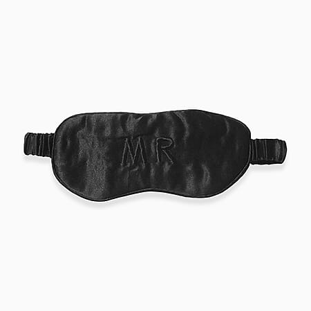 Cloud Nine Luxury 100% Mulberry Silk Eye Mask (MR) - Black