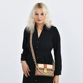 https://tjcuk.sirv.com/Products/82/3/8231272/Guanchi-Mini-Trunk-Crossbody-Bag-with-Gold-Chain-Strap-Brown-Beige_8231272_2.jpg?w=342&h=342