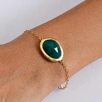 https://tjcuk.sirv.com/Products/82/3/8231336/D-Joy-Green-Onyx-Chain-Bracelet-Size-7-5-in-18K-YG-PlatingSterling-Sil_8231336_2.jpg?w=342&h=342