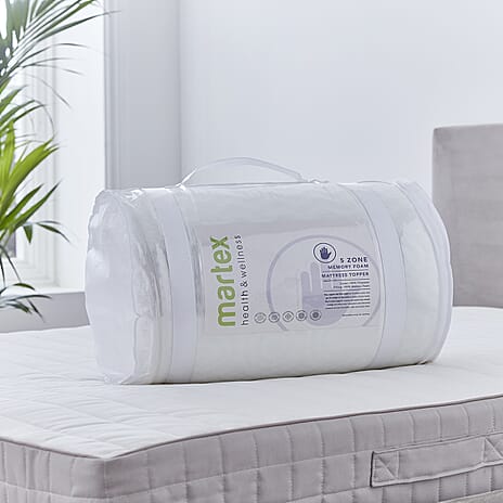Martex 5 Zone Mattress Enhancer (Single) - White