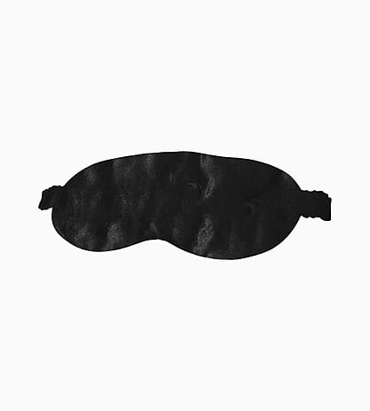 Cloud Nine Silk Eyemask with Bag - Black