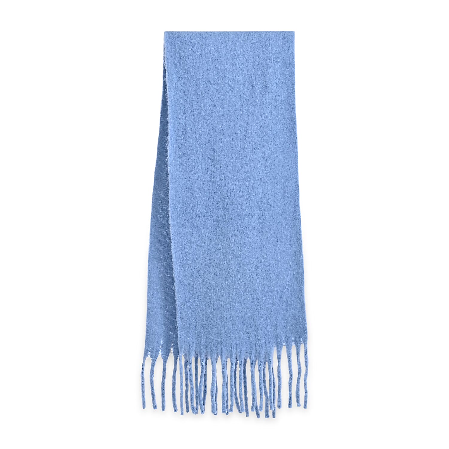 Super Soft Tassel Scarf (198 x 40cm) - Dark Blue