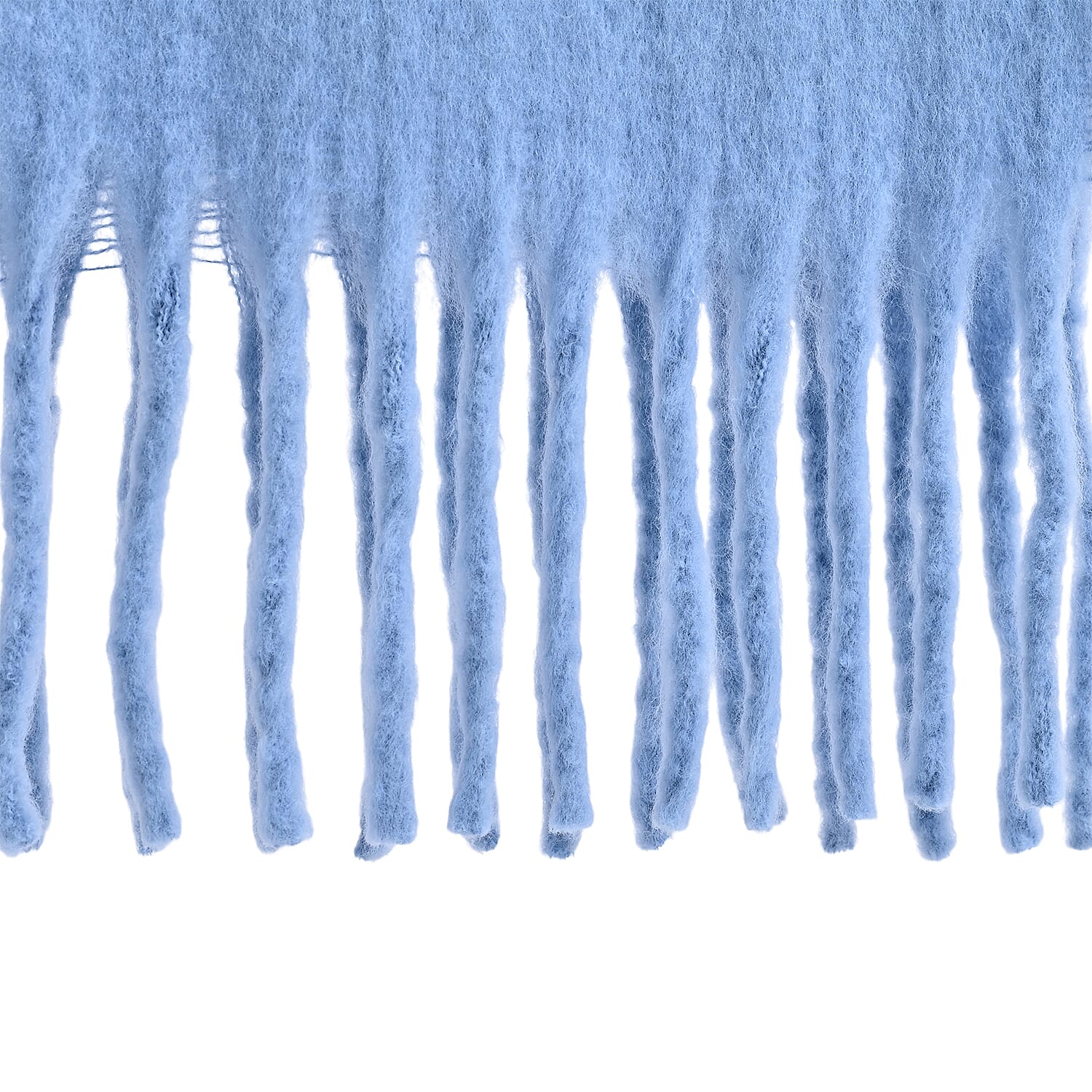 Super Soft Tassel Scarf (198 x 40cm) - Dark Blue