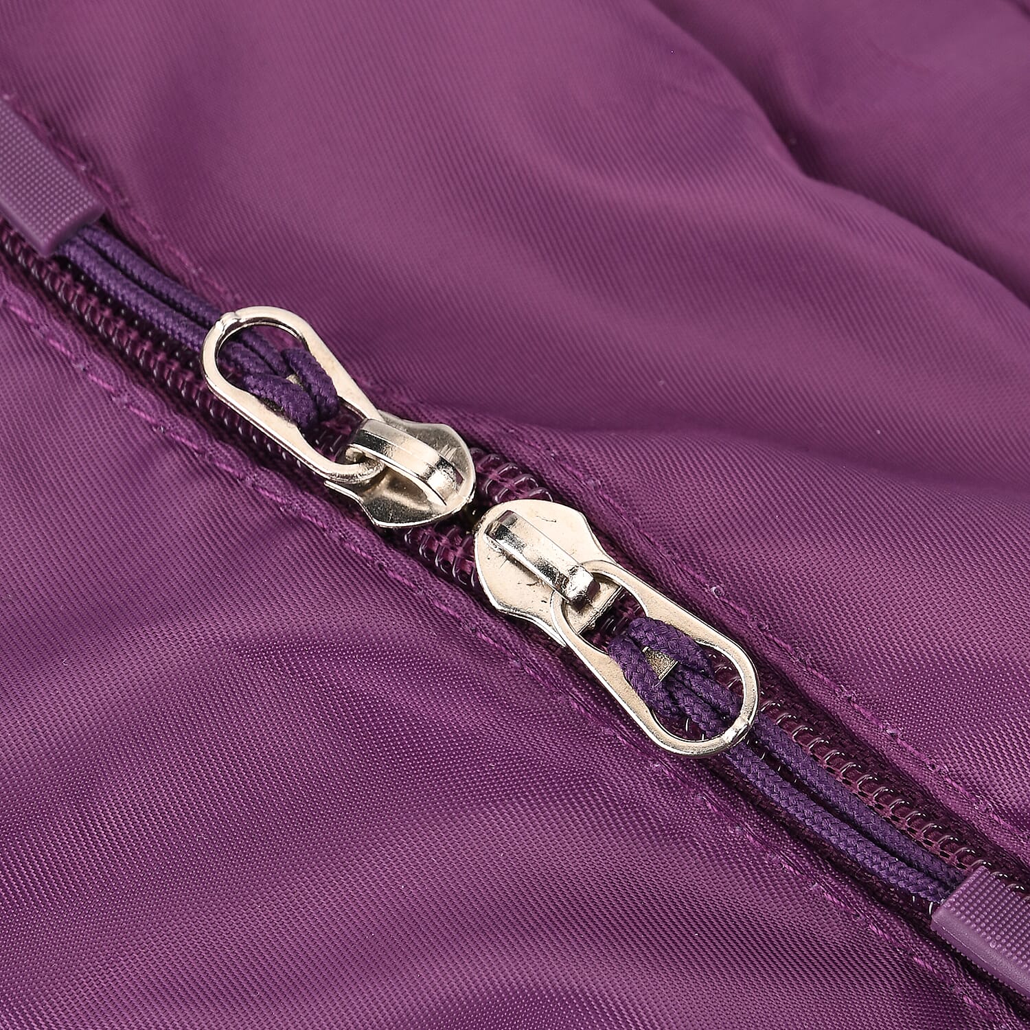 Water Repellent Pleated Trave Dufflle Bag - Purple