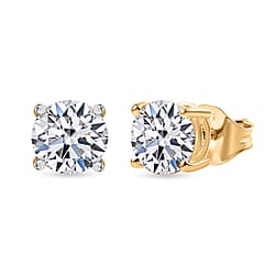 Black Friday Deal- Luxuriant Diamond 9K Yellow Gold SGL Certified Lab Grown Diamond SI-GH Solitaire