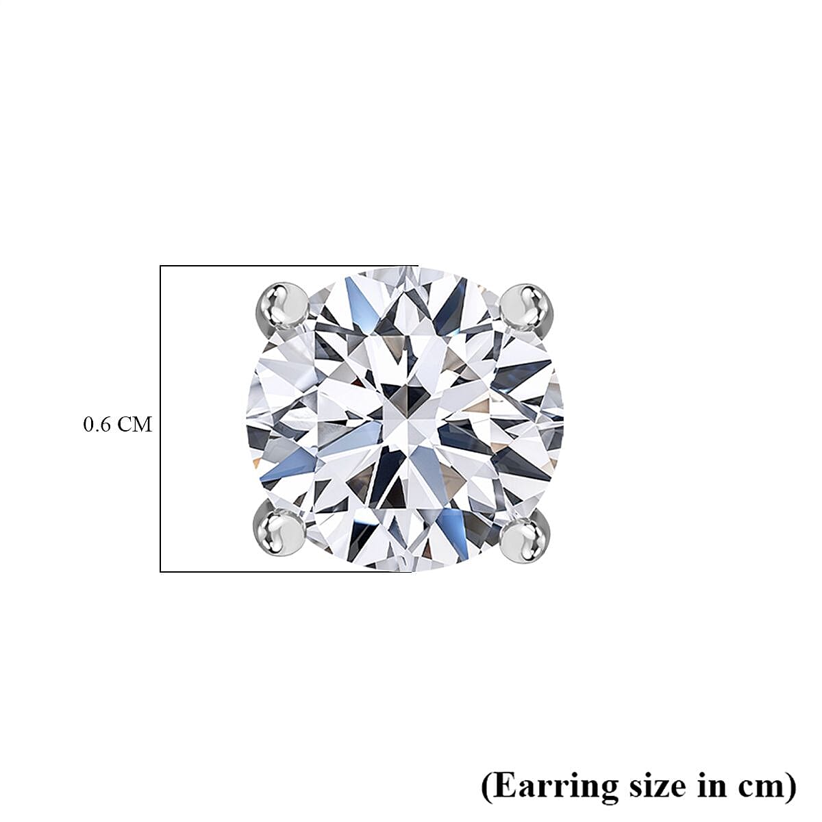 Black Friday Deal- Luxuriant Diamond 9K White Gold Lab Grown SGL Certified  Diamond SI-GH, Solitaire Earrings 2.00 Ct.