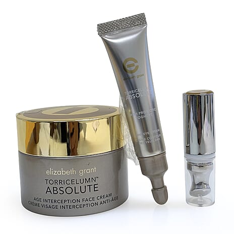 Elizabeth Grant Torricelumn Super Collection - Age Interception Face Cream 100 ml, Probiotic Eye Cream, 15 ml Tool Vibrating Head