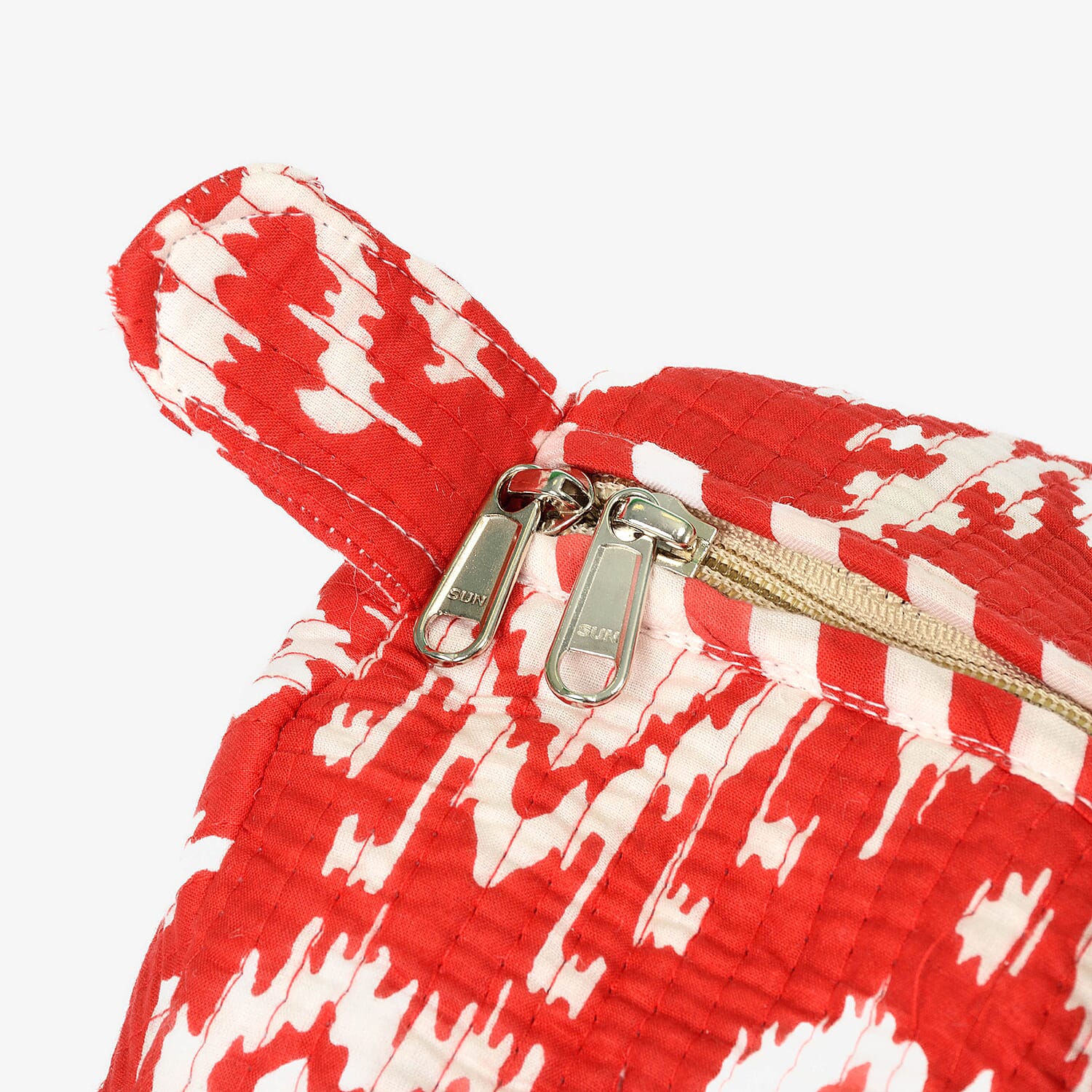 Pure Cotton Duffle Bag - Red