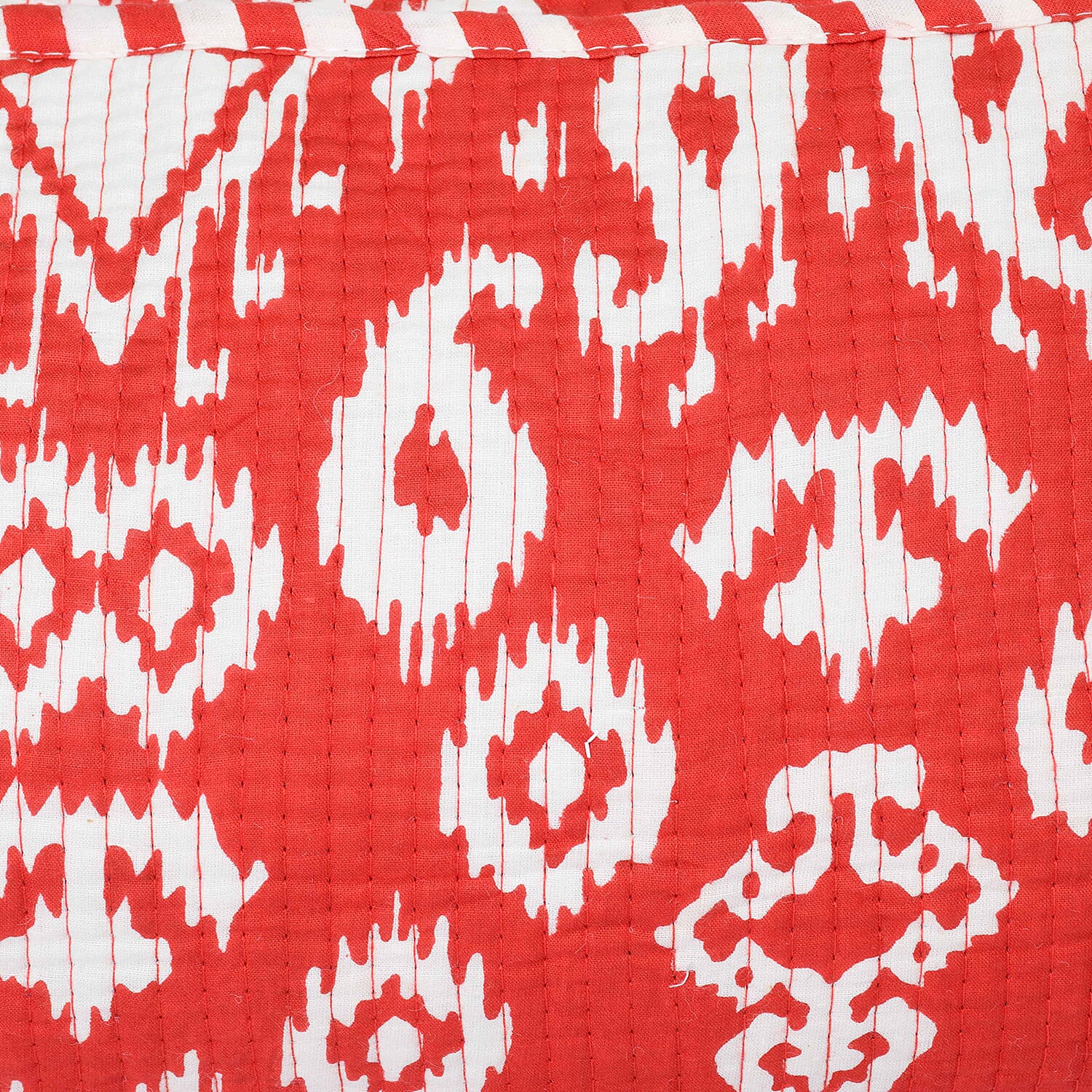 Pure Cotton Duffle Bag - Red